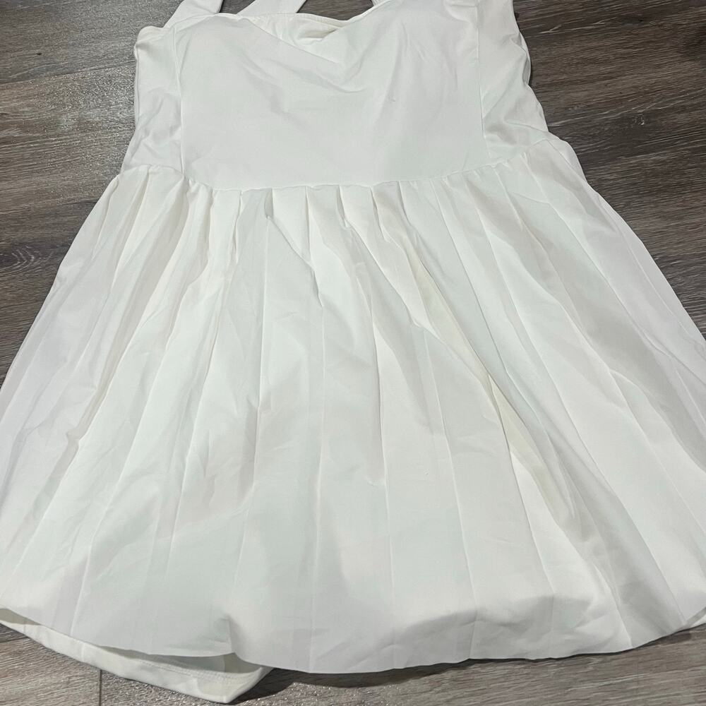 Varley x Revolve Carina White Tennis Racerback Dress XL - Picture 3 of 9